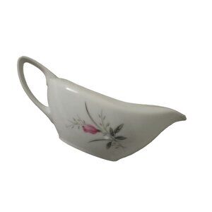 Golden Rose Fine China Japan Gravy Boat Pink Ornate floral design